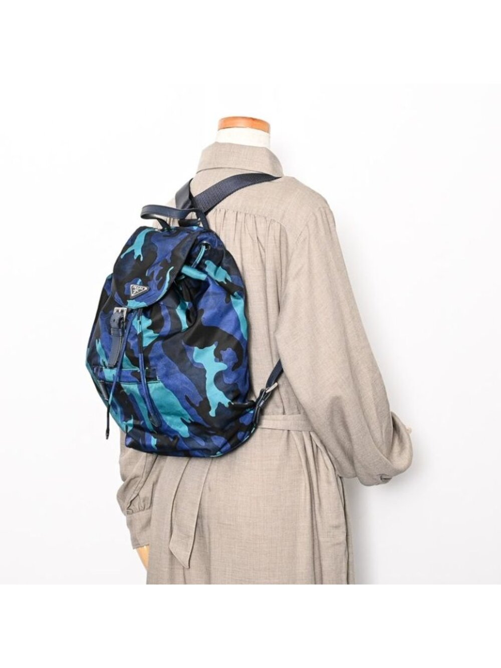 Prada Backpack Blue - Picture 7 of 10